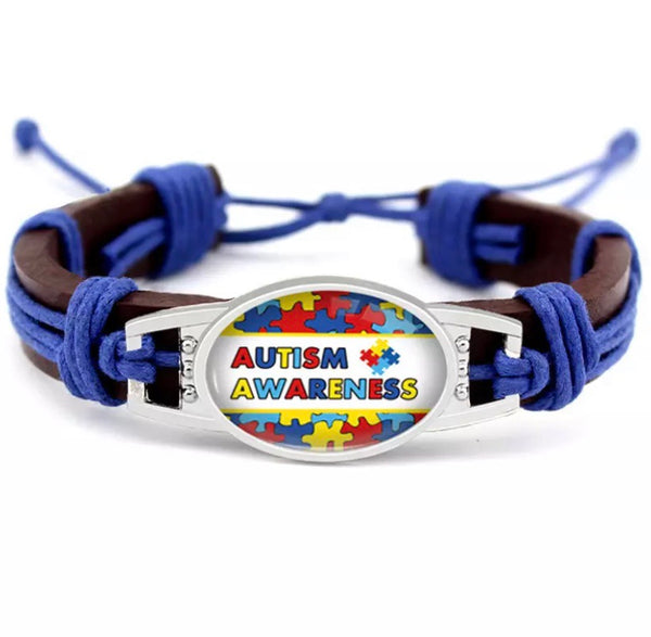 Komonee Autism Awareness Blue Silicone Wristband Unisex Bracelet Band  Autistic ASD Aspergers Medical Alert (Pack of 1) : Amazon.co.uk: Sports &  Outdoors